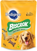 Pacote do Biscrock Pedigree de 1kg